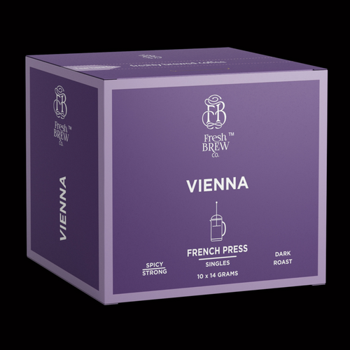 French Press Singles | Vienna Roast | 10 Cups