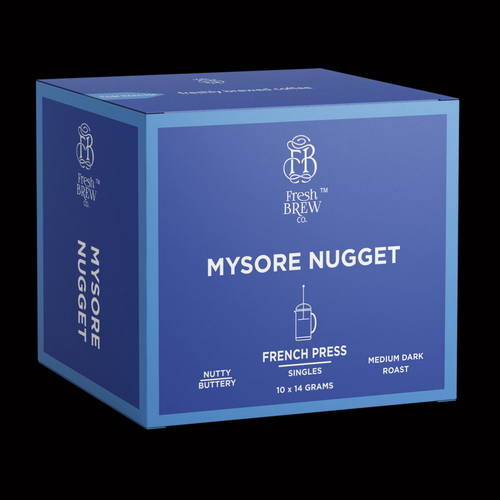French Press Singles | Mysore Nugget | 10 Cups