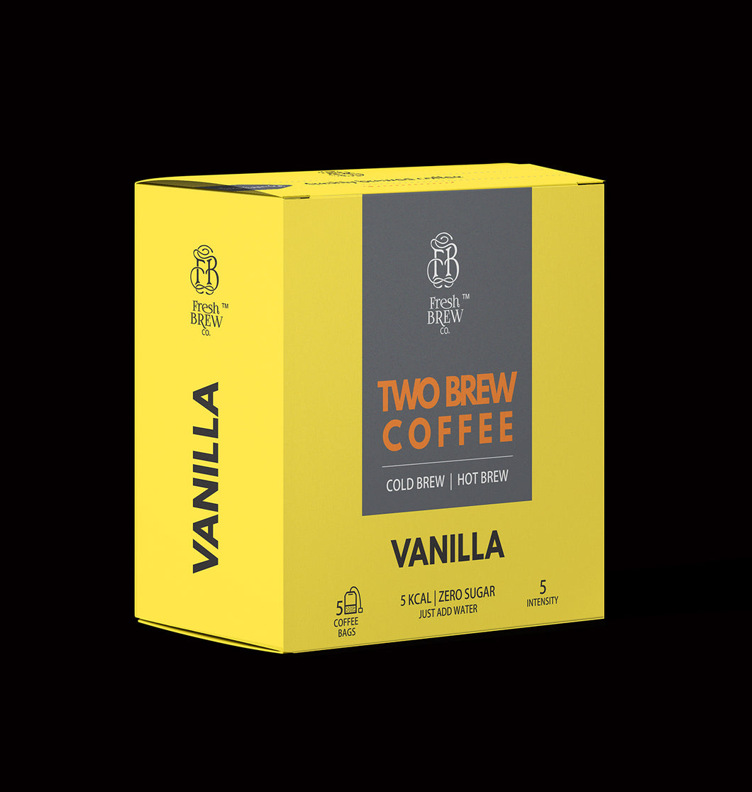 Two Brew Coffee | Cold Brew & Hot Brew | Vanilla | Intensity 5